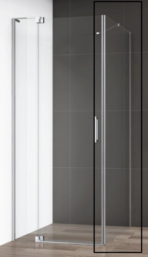 Боковая стенка CEZARES SLIDER-90-FIX-C-NERO Боковая стенка CEZARES SLIDER-90-FIX-C-NERO