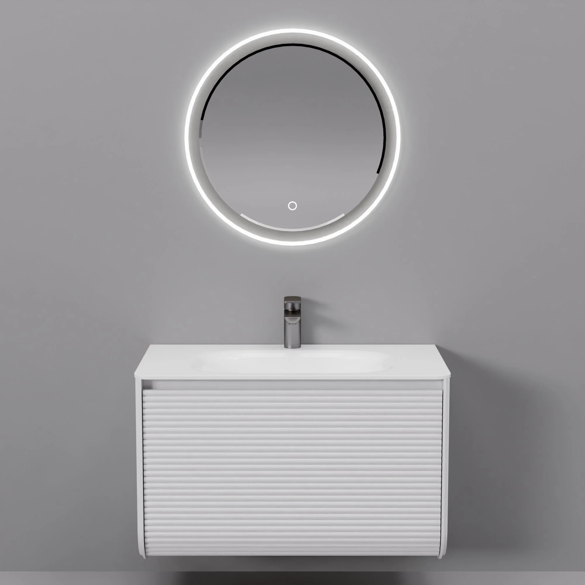 Комплект мебели ArtDecco Lucia 80 ALC08W43S1MF серый Комплект мебели ArtDecco Lucia 80 ALC08W43S1MF серый