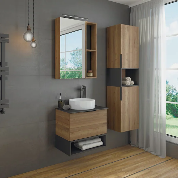 Тумба раковина Comforty Штутгарт-60 00-00001698 дуб темно-коричневый с черной столешницей c раковиной Comforty 9111 Тумба раковина Comforty Штутгарт-60 00-00001698 дуб темно-коричневый с черной столешницей c раковиной Comforty 9111