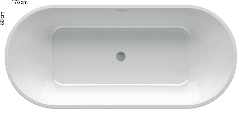Акриловая ванна Ravak Solo XC00100025 180x80 Акриловая ванна Ravak Solo XC00100025 180x80
