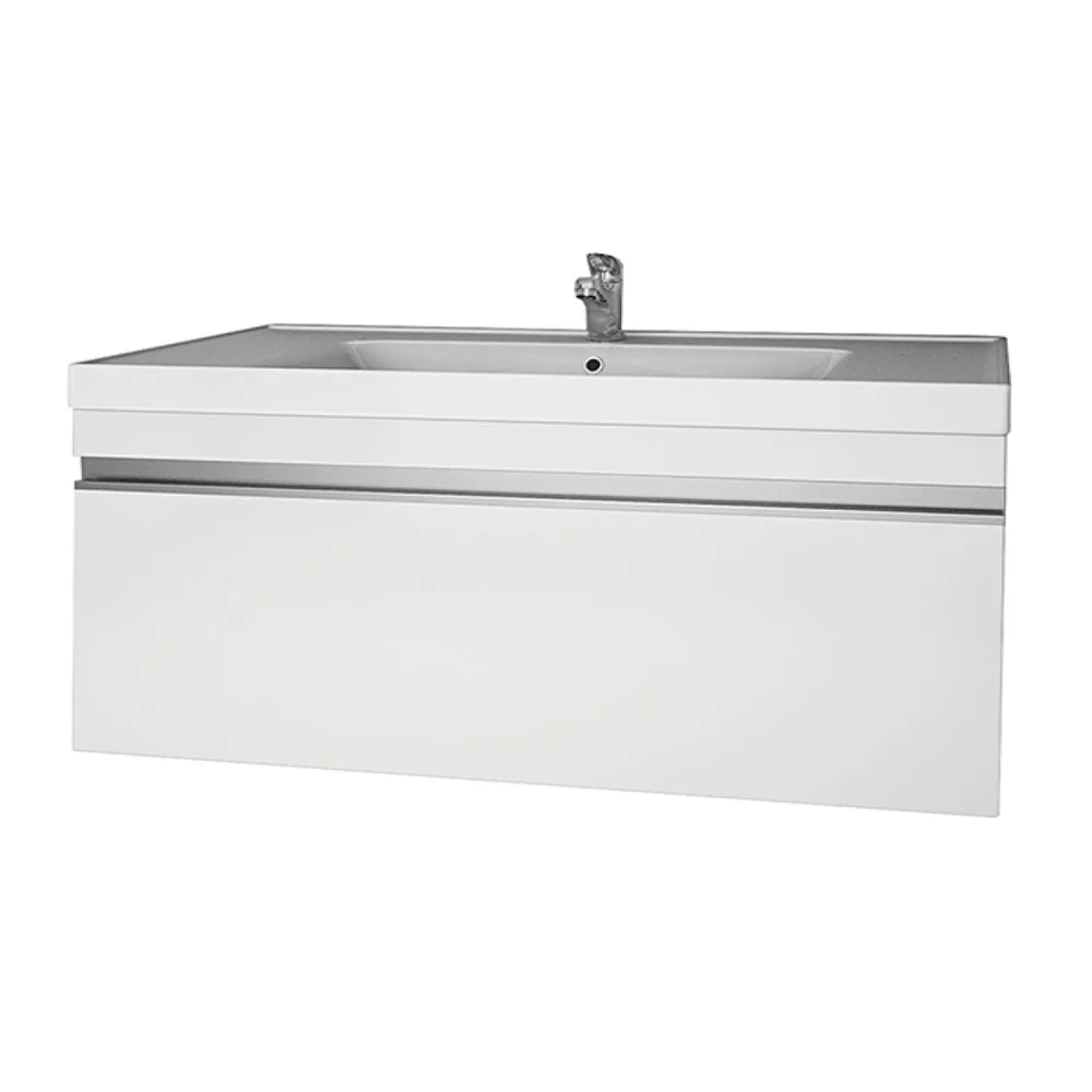 Тумба под раковину DREJA GRACE, 90 см, подвесная, 1 ящик, белый глянец 99.0903 Тумба под раковину DREJA GRACE, 90 см, подвесная, 1 ящик, белый глянец 99.0903