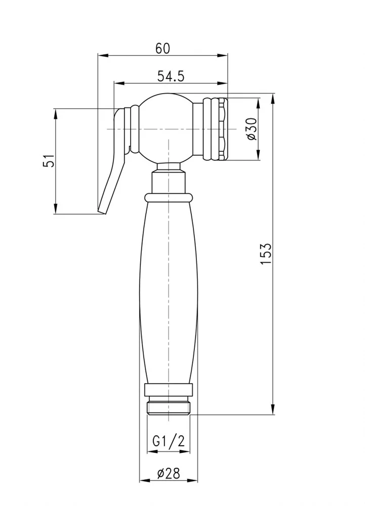 Гигиенический душ BONNA хром BN9131 Гигиенический душ BONNA хром BN9131