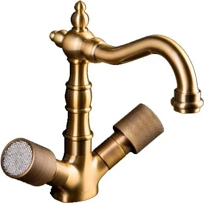 Смеситель для раковины Boheme ROYAL CRYSTAL 312-Royal/CRST Black бронза Смеситель для раковины Boheme ROYAL CRYSTAL 312-Royal/CRST Black бронза