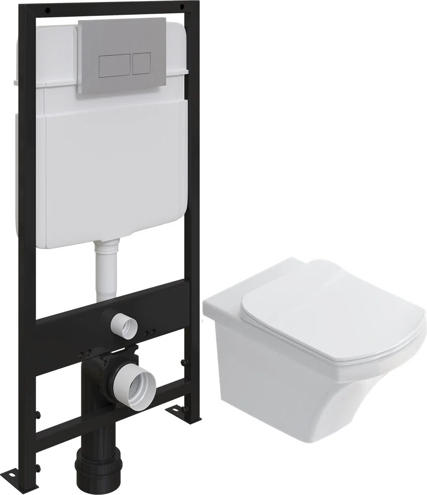 Комплект Унитаз подвесной STWORKI Хальмстад SETK2804-0606-001-1-6000 с микролифтом + Система инсталл 560205 Комплект Унитаз подвесной STWORKI Хальмстад SETK2804-0606-001-1-6000 с микролифтом + Система инсталл 560205