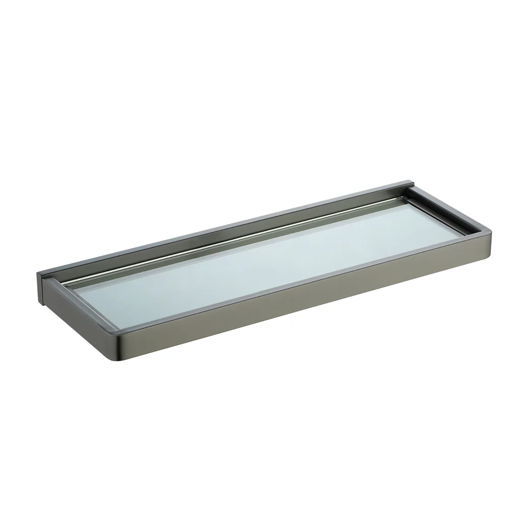 Полка стеклянная ABBER Westen AA1759NG никель Полка стеклянная ABBER Westen AA1759NG никель