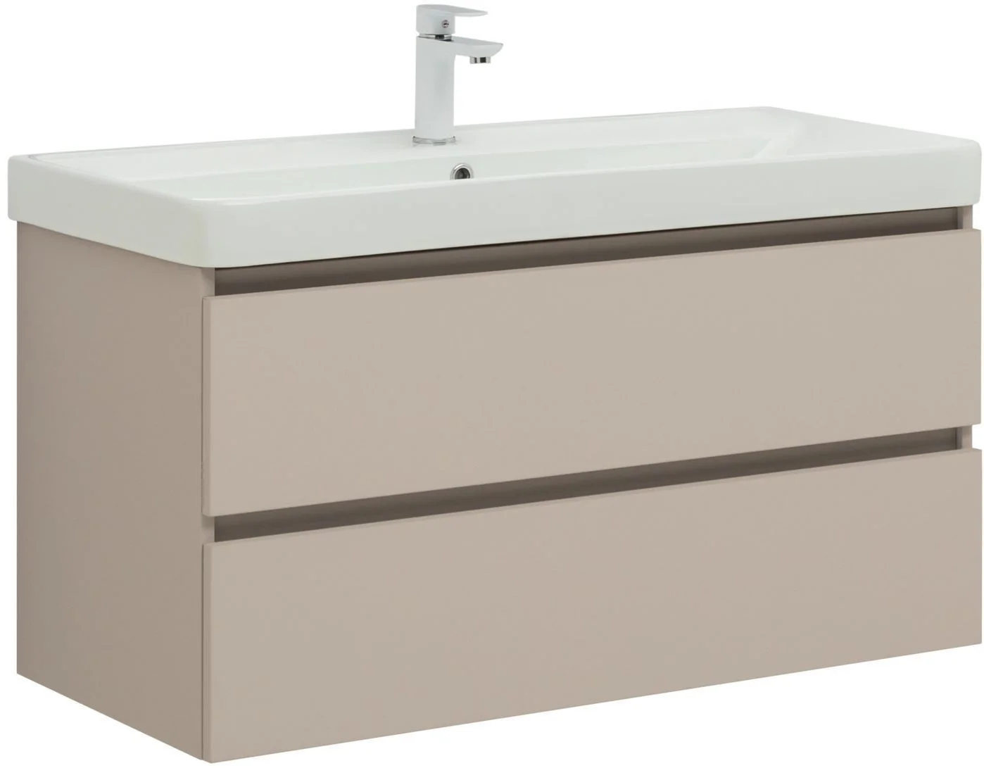 Тумба под раковину Aquanet Вега 2.0 100 бежевый 00337939 подвесная Тумба под раковину Aquanet Вега 2.0 100 бежевый 00337939 подвесная