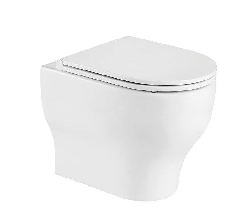 Унитаз подвесной CeramaLux 2199 с сиденьем Унитаз подвесной CeramaLux 2199 с сиденьем