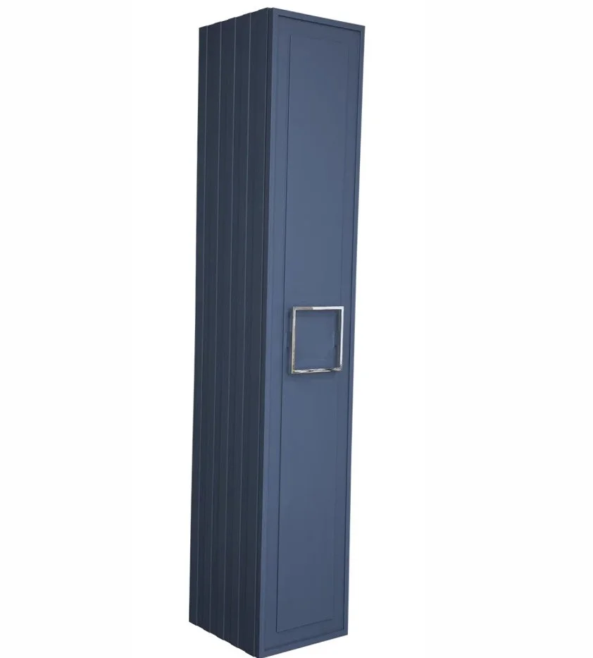 Шкаф-пенал La Fenice Cubo Blu Grigio Синий матовый 30, FNC-05-CUB-BG-30 Шкаф-пенал La Fenice Cubo Blu Grigio Синий матовый 30, FNC-05-CUB-BG-30