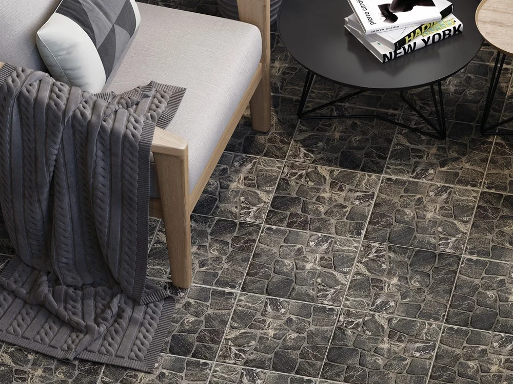 Керамогранит Cersanit Vilio темно-серый рельеф 29,8x29,8 16429 Керамогранит Cersanit Vilio темно-серый рельеф 29,8x29,8 16429