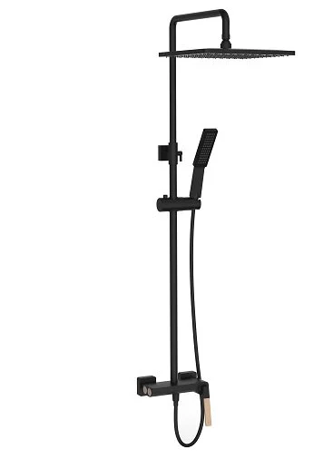 Душевая система ArtDecco Portofino APR110QHS графит Душевая система ArtDecco Portofino APR110QHS графит