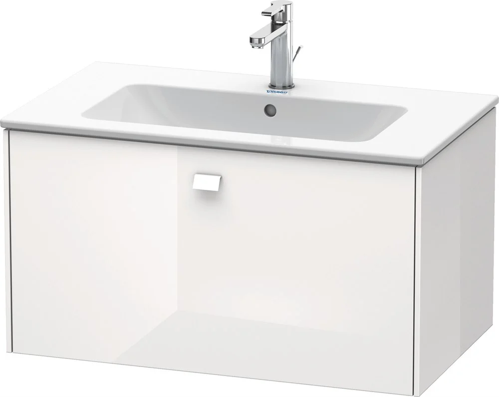 Тумба под раковину Duravit Brioso BR400202222 подвесная 82 см белый глянцевый Тумба под раковину Duravit Brioso BR400202222 подвесная 82 см белый глянцевый