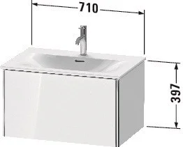 Тумба под раковину Duravit XSquare XS422306161 подвесная 71 см Коричнево-оливковый глянцевый Тумба под раковину Duravit XSquare XS422306161 подвесная 71 см Коричнево-оливковый глянцевый