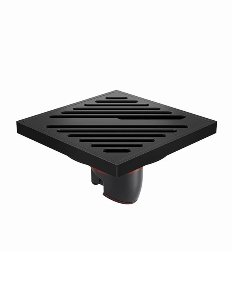 Душевой трап Orange TR01-008b 100х100 черный Душевой трап Orange TR01-008b 100х100 черный