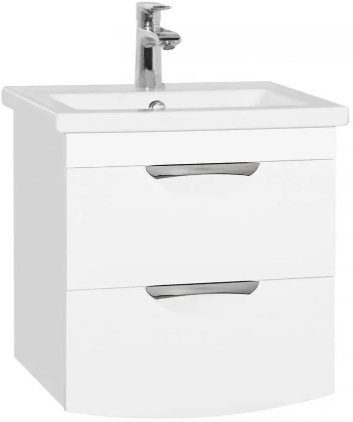 Тумба под раковину Style Line подвесная Жасмин 2 (2 ящ.) ЛС-00000728 Тумба под раковину Style Line подвесная Жасмин 2 (2 ящ.) ЛС-00000728
