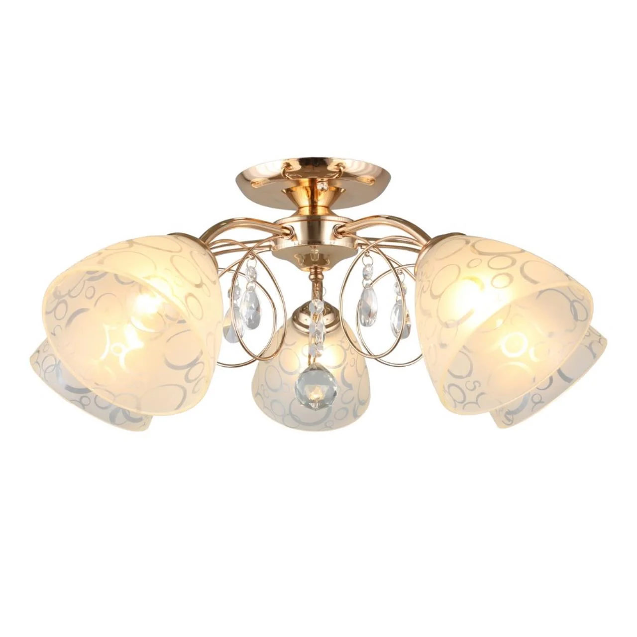 Люстра потолочная Omnilux Castellaro OML-29007-05 Люстра потолочная Omnilux Castellaro OML-29007-05