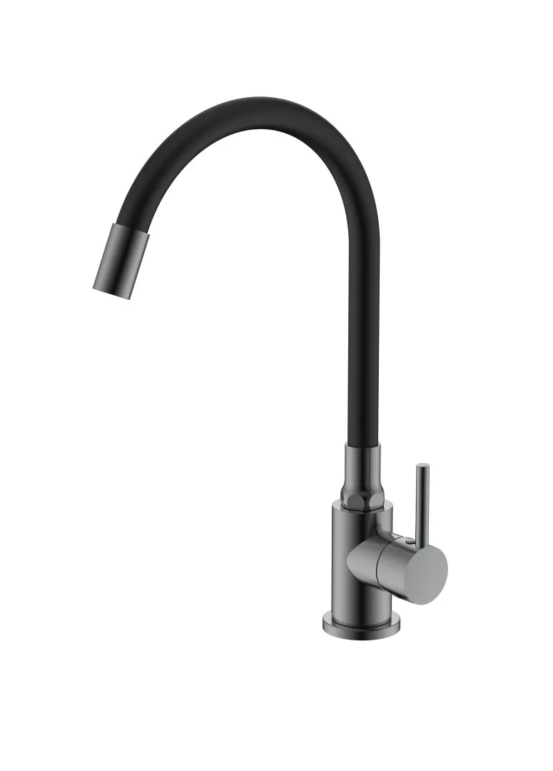 Смеситель для кухни Splenka S201.4406.09 с гибким изливом, графит Смеситель для кухни Splenka S201.4406.09 с гибким изливом, графит