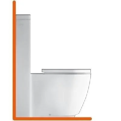 Унитаз напольный HATRIA FUSION YXVD+Y0MK+YXVX компакт Унитаз напольный HATRIA FUSION YXVD+Y0MK+YXVX компакт