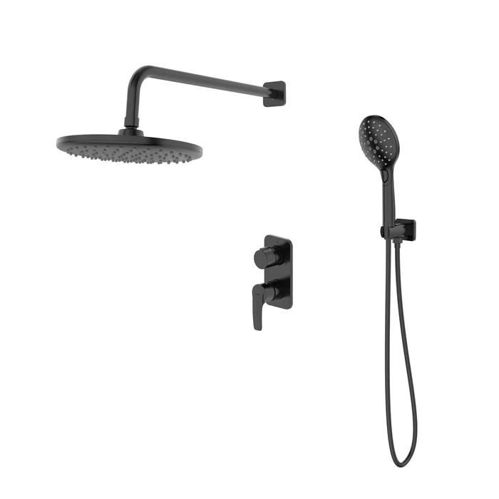 Душевая система IDDIS Ray RAY (RAYBL02i67) скрытого монтажа, черный матовый Душевая система IDDIS Ray RAY (RAYBL02i67) скрытого монтажа, черный матовый