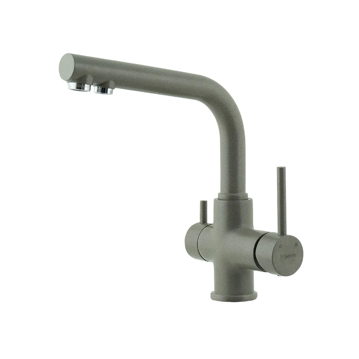 Смеситель для кухни Lemark COMFORT LM3061 с подключением к фильтру питьевой воды, серый шёлк Смеситель для кухни Lemark COMFORT LM3061 с подключением к фильтру питьевой воды, серый шёлк