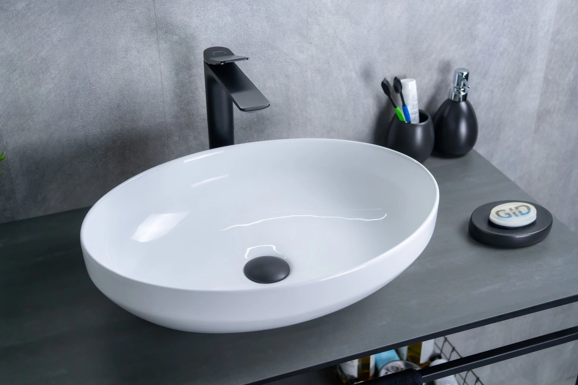 Раковина Gid D1469 51196 накладная белая 50x36x14.5 Раковина Gid D1469 51196 накладная белая 50x36x14.5