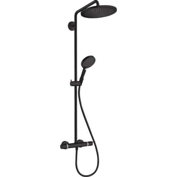Душевая система Hansgrohe Croma Select S 280 1 режим струи 26890670, матовый черный Душевая система Hansgrohe Croma Select S 280 1 режим струи 26890670, матовый черный