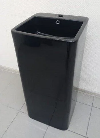 Раковина CeramaLux P7004LB напольная, черный Раковина CeramaLux P7004LB напольная, черный