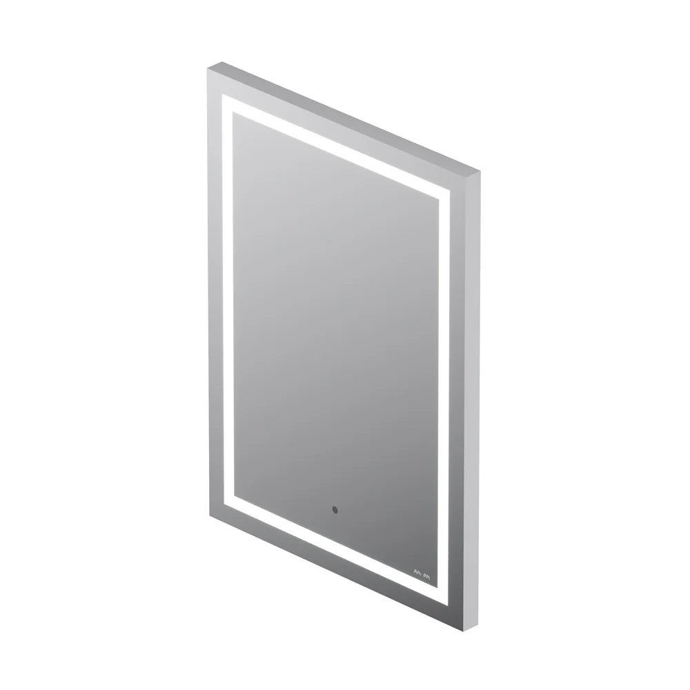 Зеркало AM.PM Gem M91AMOX0501WG настенное с контурной LED-подсветкой, 50 см — Изображение 8