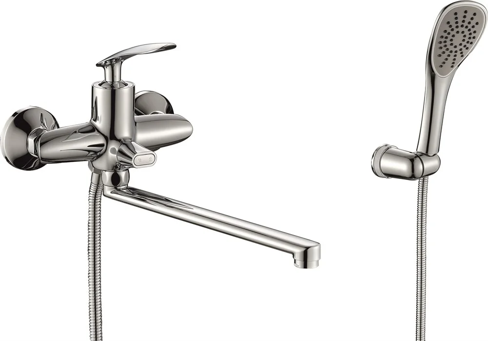 Смеситель для ванны Rush Island IS6535-51 хром, с длинным поворотным изливом Смеситель для ванны Rush Island IS6535-51 хром, с длинным поворотным изливом