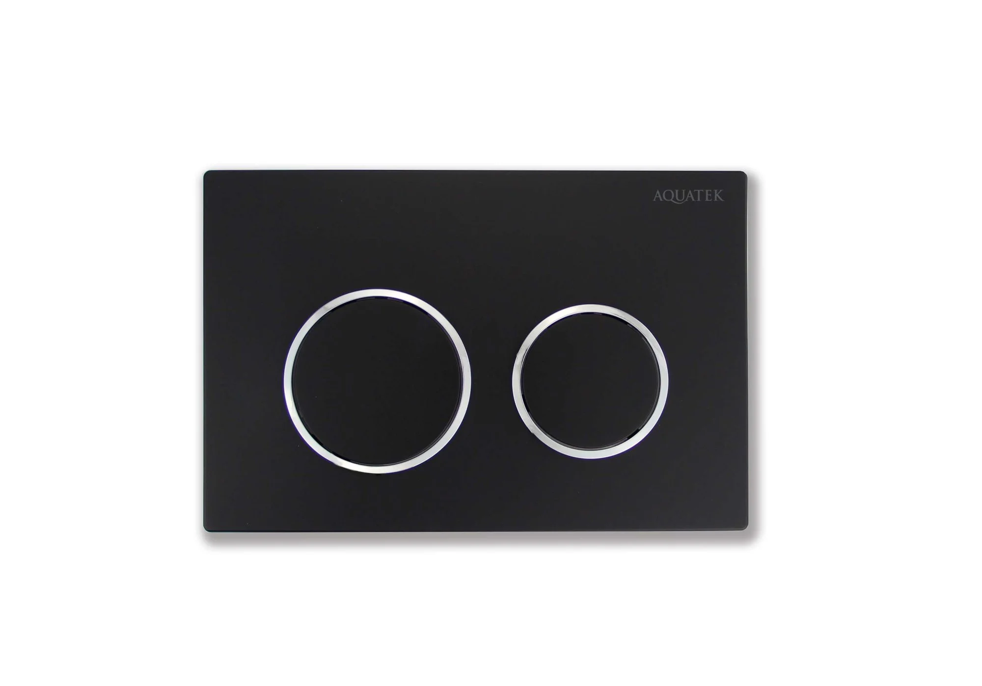 Клавиша смыва Aquatek TDI-0000003 (007D) Small черная матовая ободок хром (клавиши круглые) для INS-0000018 с верхней кнопкой смыва Клавиша смыва Aquatek TDI-0000003 (007D) Small черная матовая ободок хром (клавиши круглые) для INS-0000018 с верхней кнопкой смыва