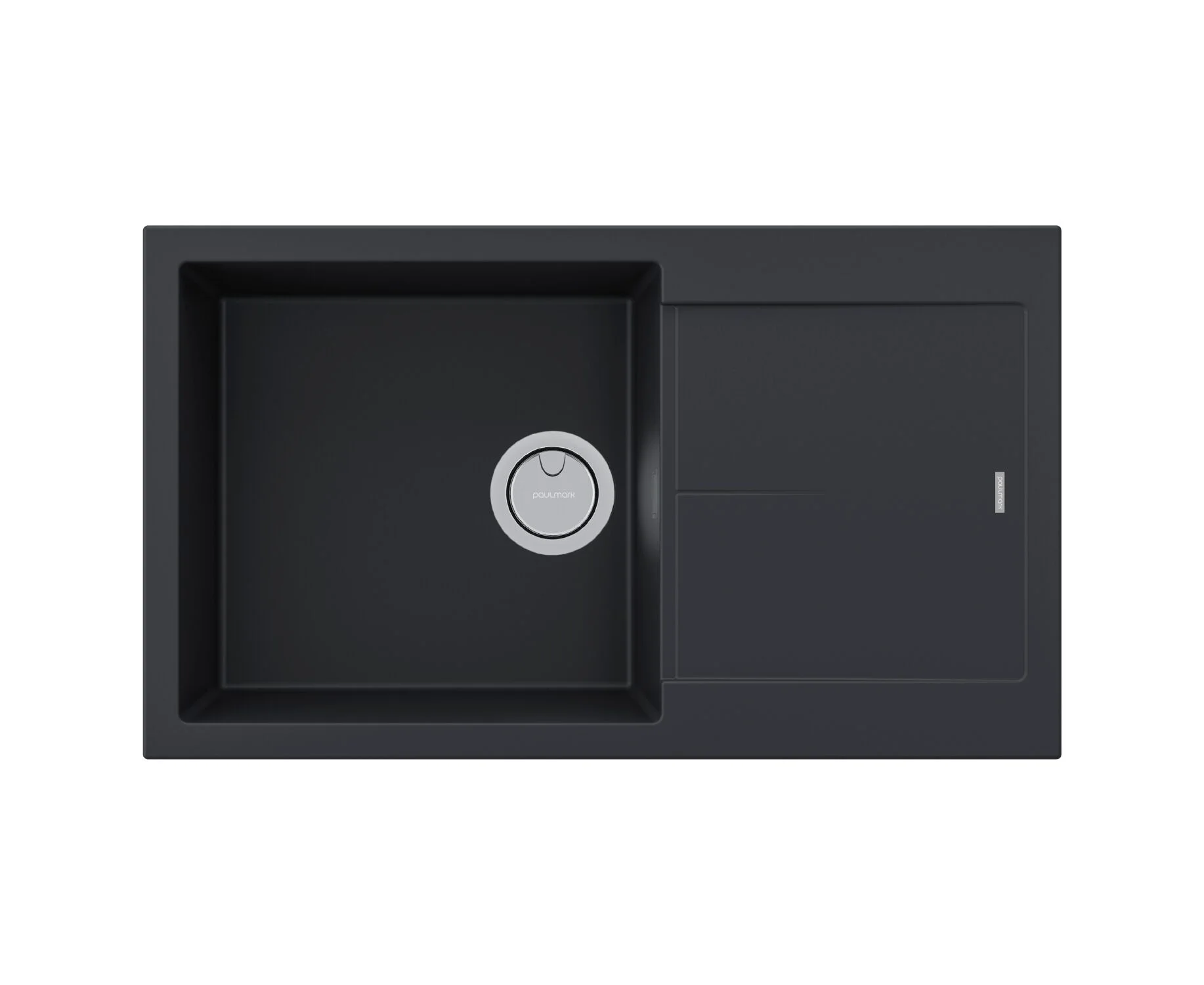 Кухонная мойка Paulmark EXTENSIO 86 PM988650-AN, ANTRACITE, 860х500 мм Кухонная мойка Paulmark EXTENSIO 86 PM988650-AN, ANTRACITE, 860х500 мм