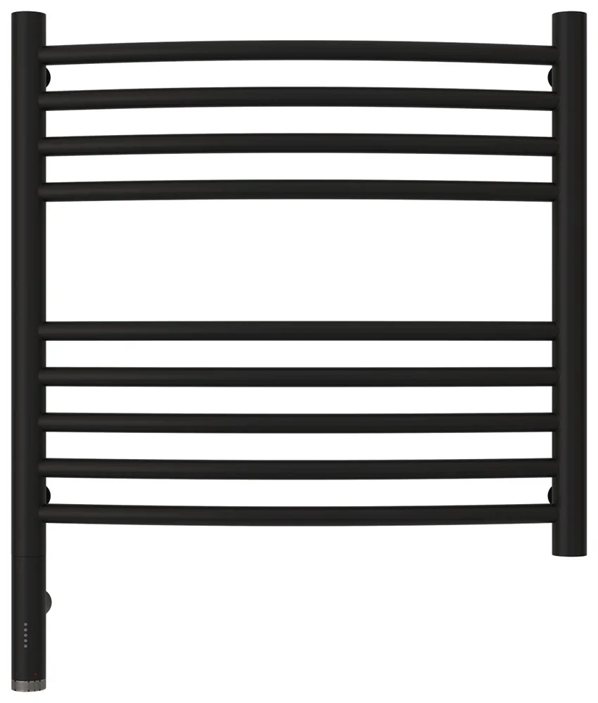 Полотенцесушитель электрический Сунержа Богема 3.0 выгнутая 500х500 МЭМ левый 31-5802-5050 Матовый ч Полотенцесушитель электрический Сунержа Богема 3.0 выгнутая 500х500 МЭМ левый 31-5802-5050 Матовый ч