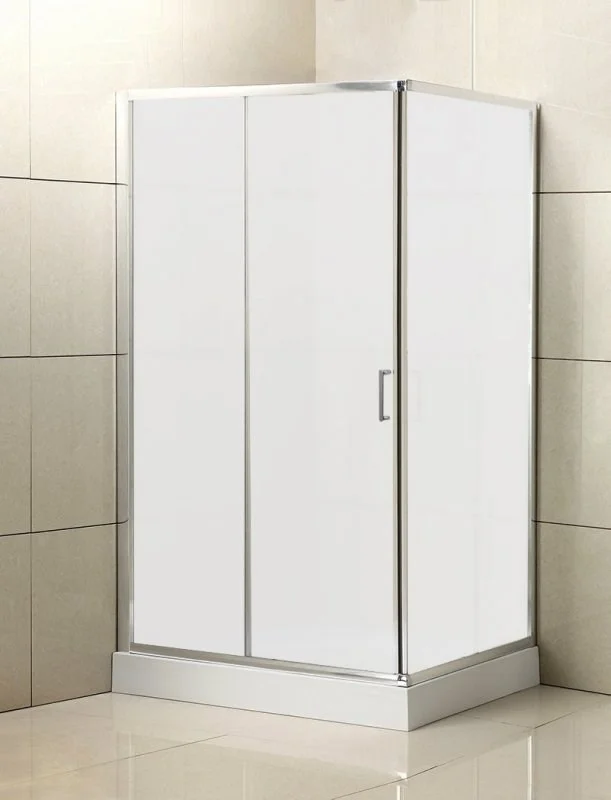 Душевой уголок BelBagno Uno UNO-AH-1-100/90-M-Cr 100х90х185 см, профиль хром/стекло матовое Душевой уголок BelBagno Uno UNO-AH-1-100/90-M-Cr 100х90х185 см, профиль хром/стекло матовое