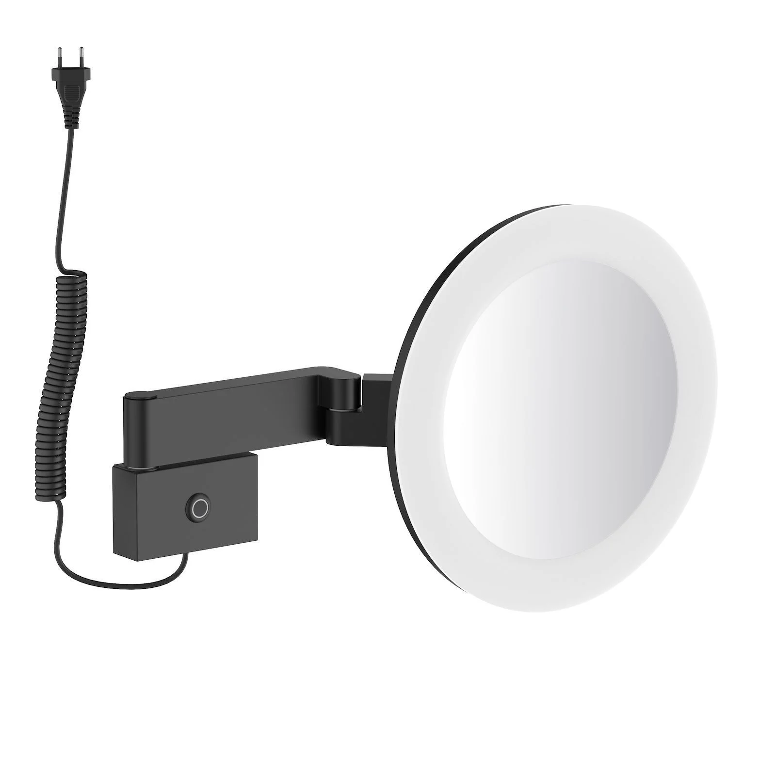 Зеркало косметическое Timo Petruma 15276/03 с подсветкой черный Зеркало косметическое Timo Petruma 15276/03 с подсветкой черный