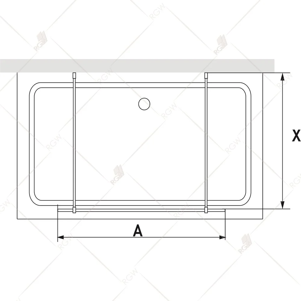 Душевая перегородка RGW Walk In WA-016-1 351016115-11 Душевая перегородка RGW Walk In WA-016-1 351016115-11