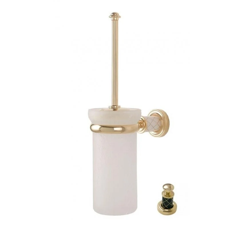 Ершик для унитаза Boheme MURANO 10913-B-G GOLD (черное) Ершик для унитаза Boheme MURANO 10913-B-G GOLD (черное)