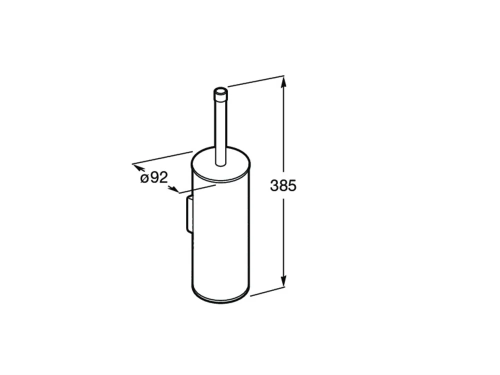 Ершик для унитаза Roca с подставкой Superinox настенный 817305002 Ершик для унитаза Roca с подставкой Superinox настенный 817305002
