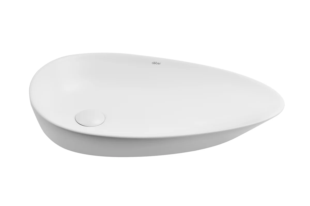 Раковина ABBER Bequem AC2117MW накладная, белая матовая Раковина ABBER Bequem AC2117MW накладная, белая матовая