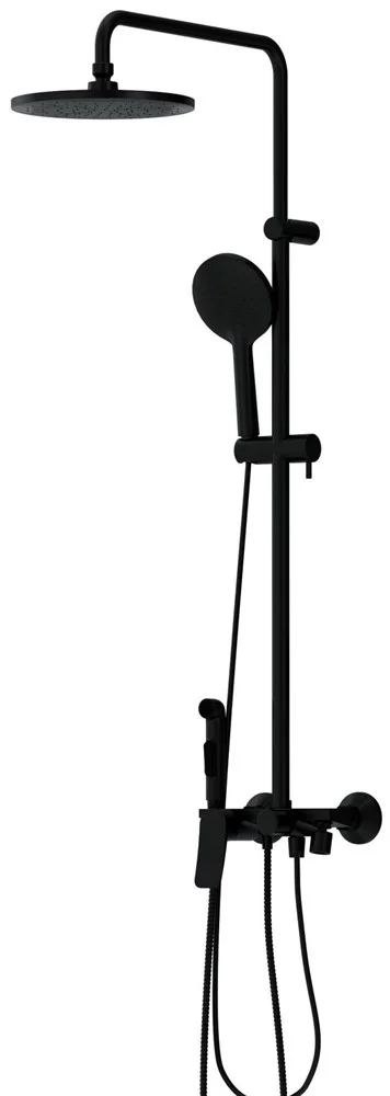 Душевая система со смесителем-полкой Damixa Apollo DX220910300 Душевая система со смесителем-полкой Damixa Apollo DX220910300