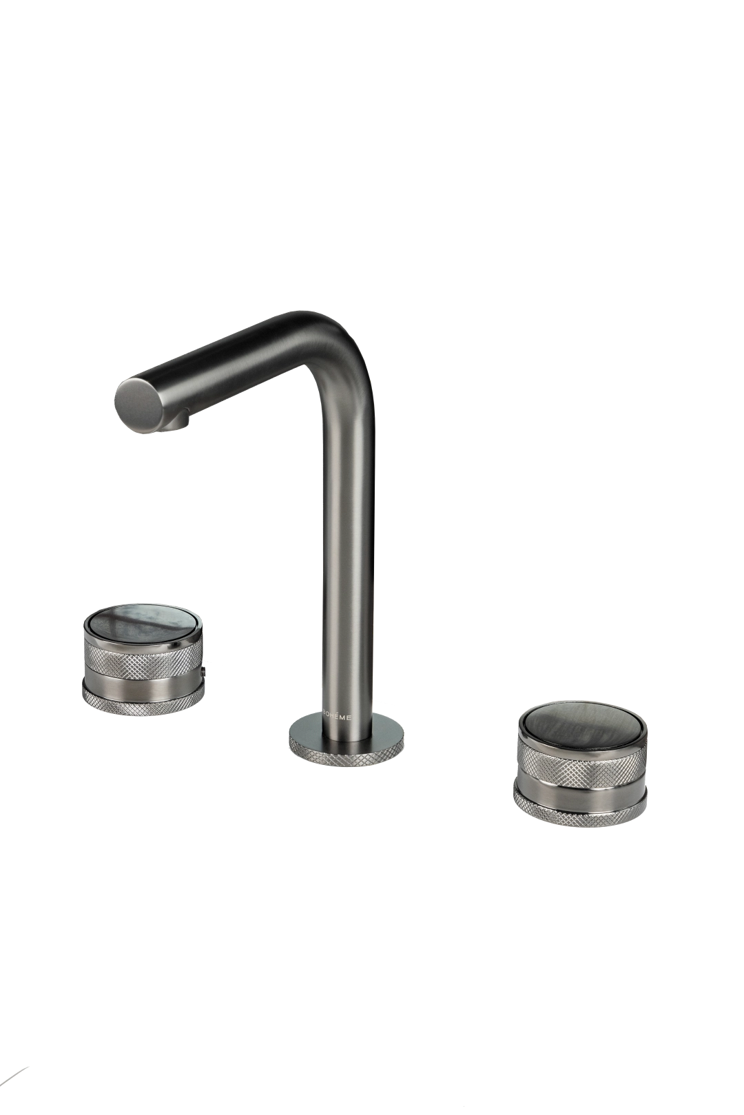 Смеситель для раковины Boheme PRESTIGE 152-GM-PR на 3 отверстия GUN METAL Смеситель для раковины Boheme PRESTIGE 152-GM-PR на 3 отверстия GUN METAL