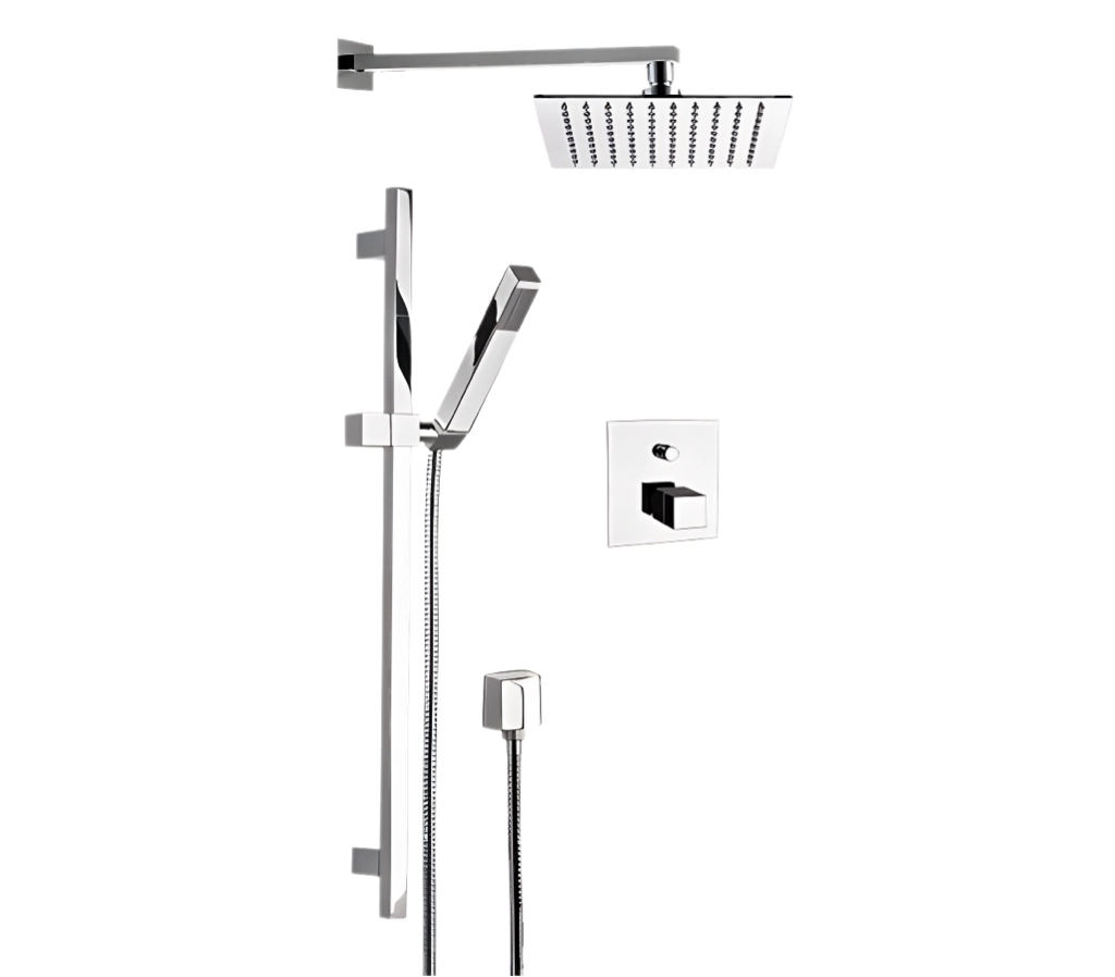 Душевая система Remer Q-Elegance QT09S01UFS20 термостатическая Душевая система Remer Q-Elegance QT09S01UFS20 термостатическая