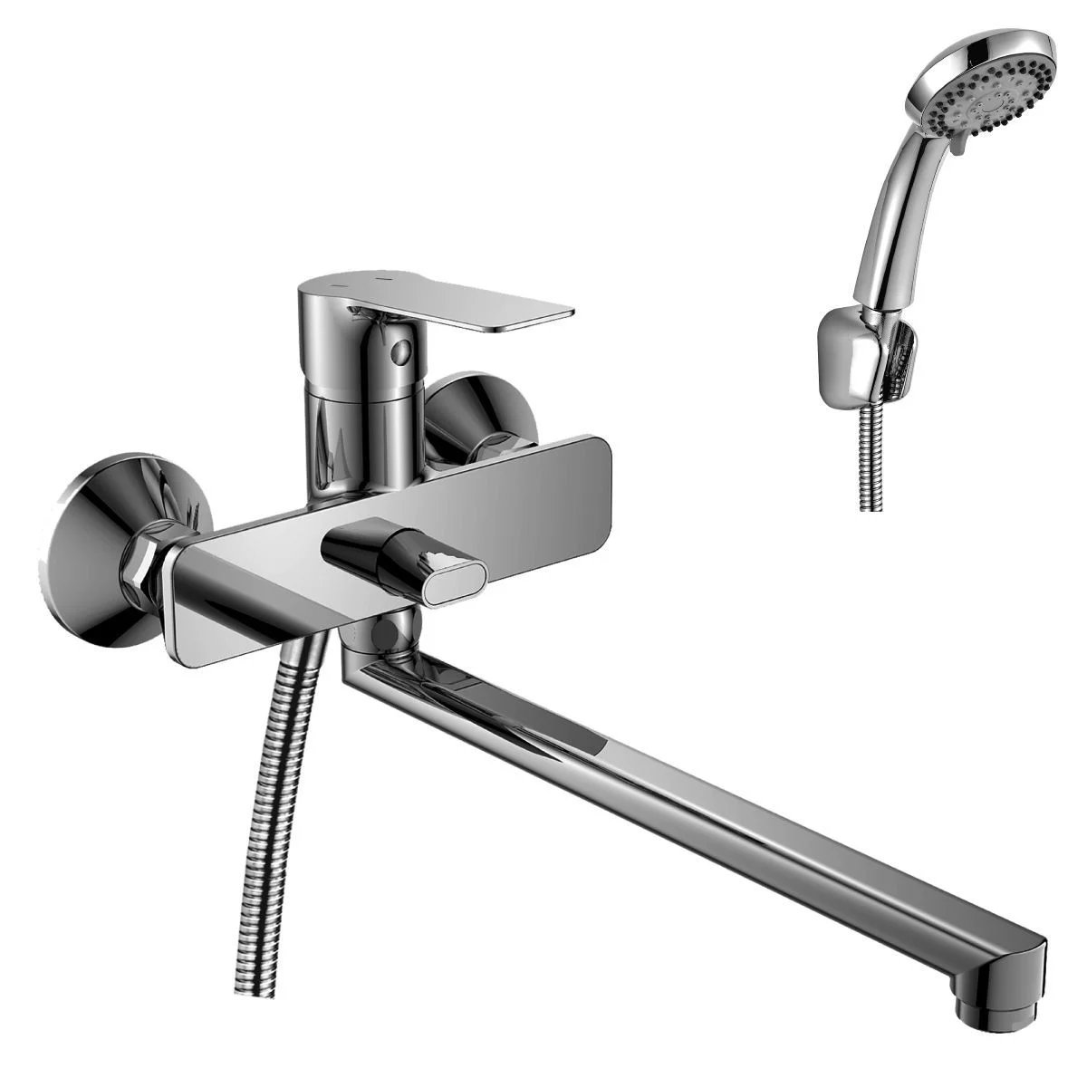 Смеситель для ванны Rossinka RS27-33 универсальный Смеситель для ванны Rossinka RS27-33 универсальный