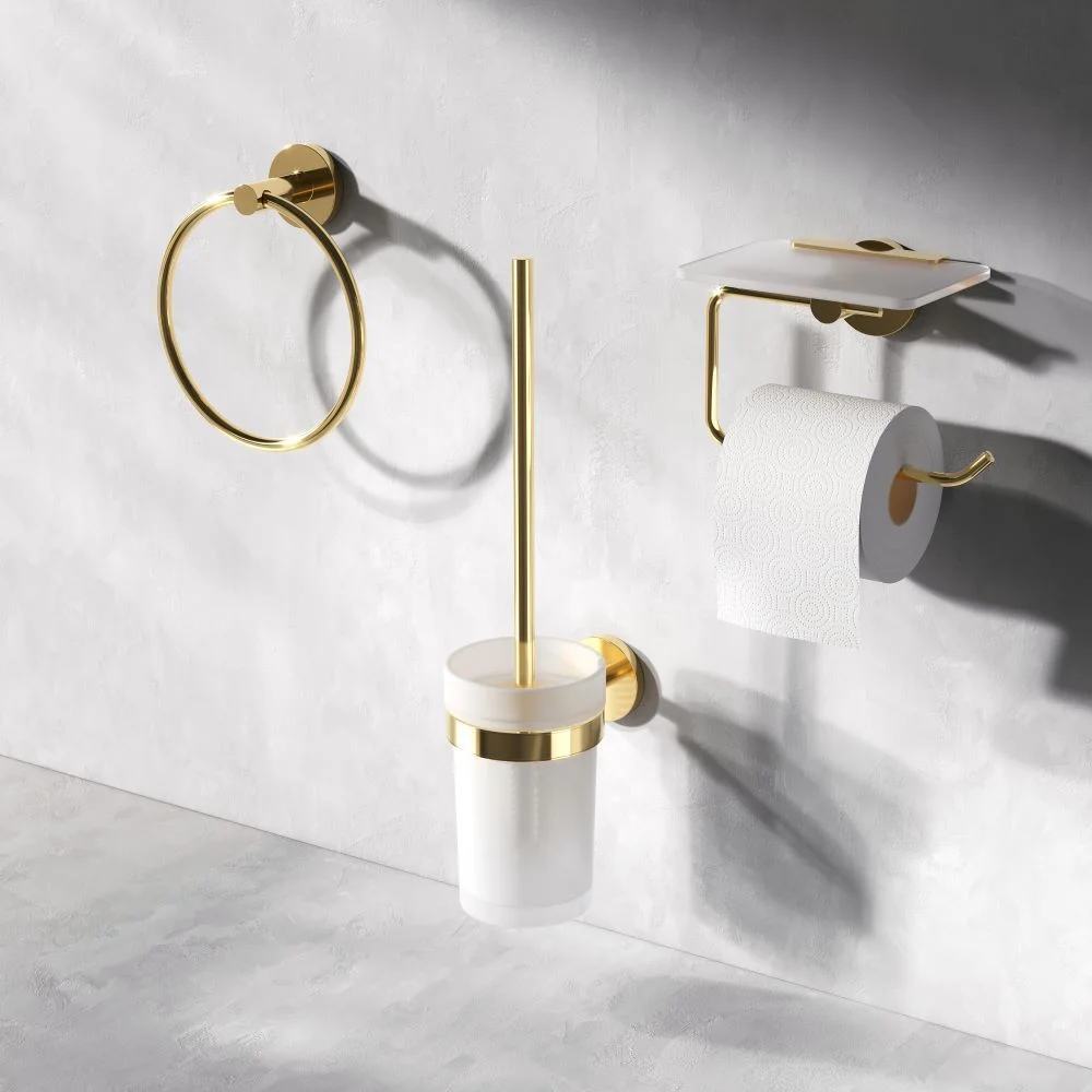 Ершик для унитаза AM.PM X-Joy A85A33399 золото Ершик для унитаза AM.PM X-Joy A85A33399 золото