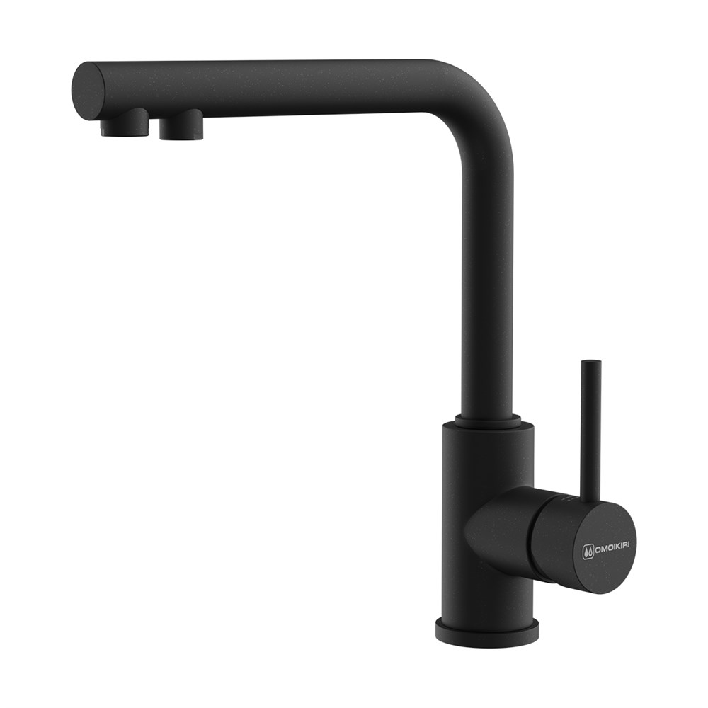 Детальная картинка товара «смеситель для кухни omoikiri nakagawa 2 plus-bl 4994414»