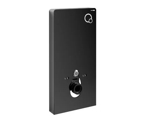 Пристенный модуль системы инсталляции для унитазов WasserKRAFT Naab 86TLT.040.PE.BL черный с клавишей смыва Пристенный модуль системы инсталляции для унитазов WasserKRAFT Naab 86TLT.040.PE.BL черный с клавишей смыва