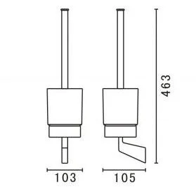 Ершик для унитаза Art&Max Techno AM-E-4181 Ершик для унитаза Art&Max Techno AM-E-4181