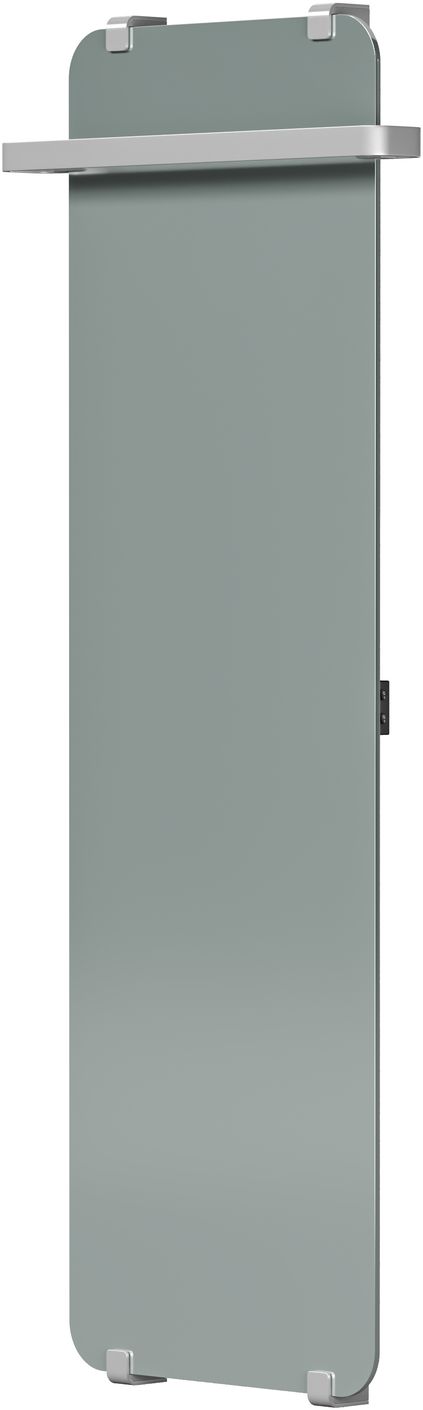 Полотенцесушитель электрический Allen Brau Infinity 140x44 00325646 с рейлингом 2.0 и креплением, серебро брашированное Полотенцесушитель электрический Allen Brau Infinity 140x44 00325646 с рейлингом 2.0 и креплением, серебро брашированное