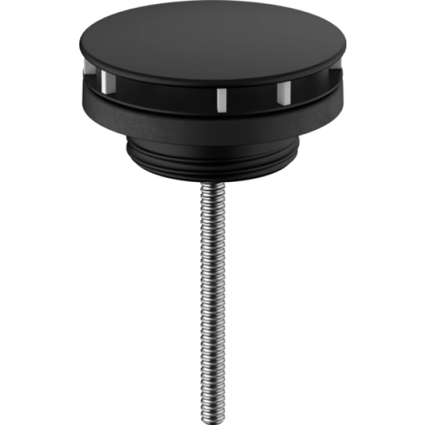 Донный клапан Hansgrohe незапираемый, 50001670, матовый черный Донный клапан Hansgrohe незапираемый, 50001670, матовый черный