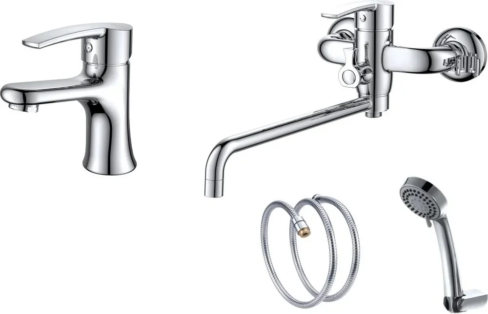 Комплект смесителей D&K DA1360003SET (DA1362141,DA1363301) Комплект смесителей D&K DA1360003SET (DA1362141,DA1363301)