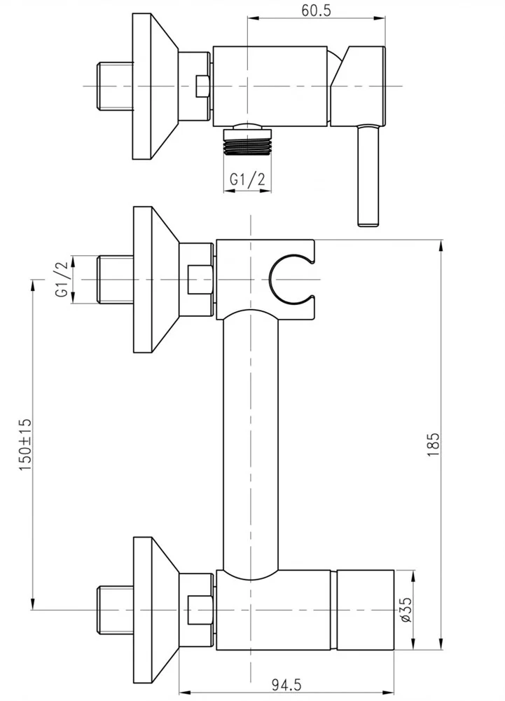 Гигиенический душ BONNA хром BN9131 Гигиенический душ BONNA хром BN9131