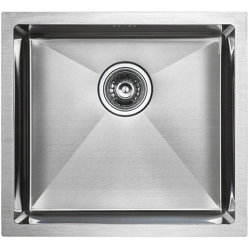 Кухонная мойка Paulmark GERBERG 48 UNI, PM254844-BS, брашированная нерж.сталь, 480х440мм Кухонная мойка Paulmark GERBERG 48 UNI, PM254844-BS, брашированная нерж.сталь, 480х440мм